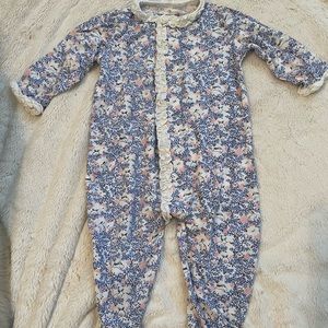 Magnetic Me bunny print onesie 3-6mos/12-16lbs